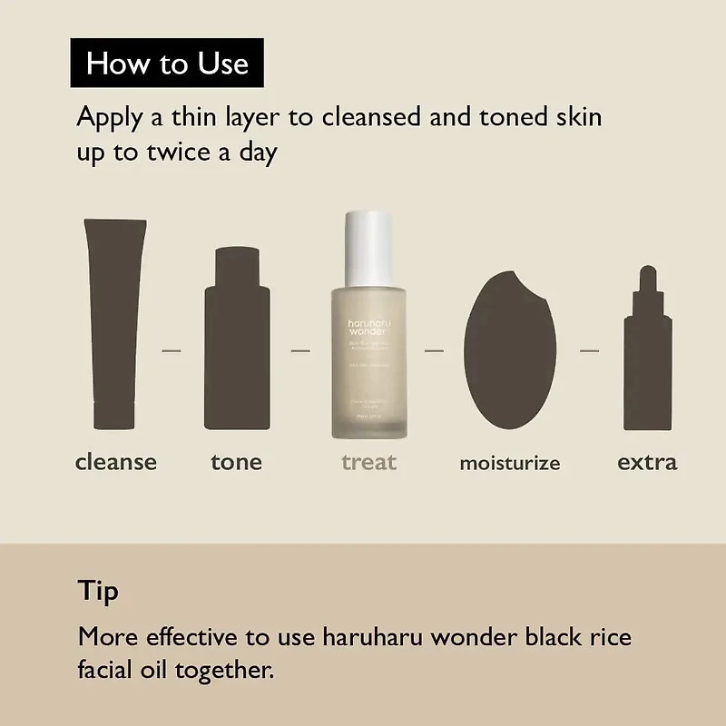 Haruharu Wonder Black Rice Hyaluronic Anti-wrinkle Serum 50ml