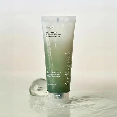 Anua Heartleaf Succinic Moisture Cleansing Foam 150ml