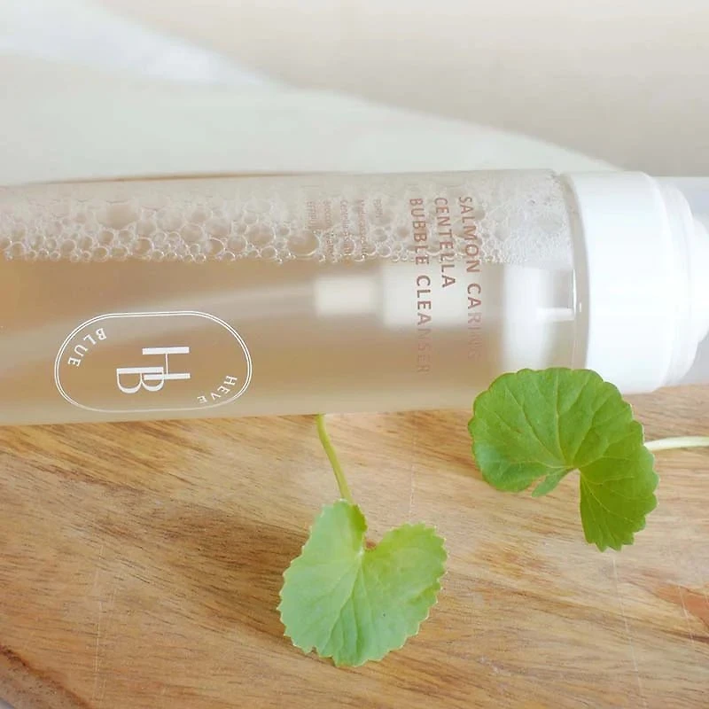 HEVEBLUE Salmon Caring Centella Bubble Cleanser 200ml