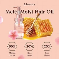 &Honey Melty Moist Repair Hair Oil 136g