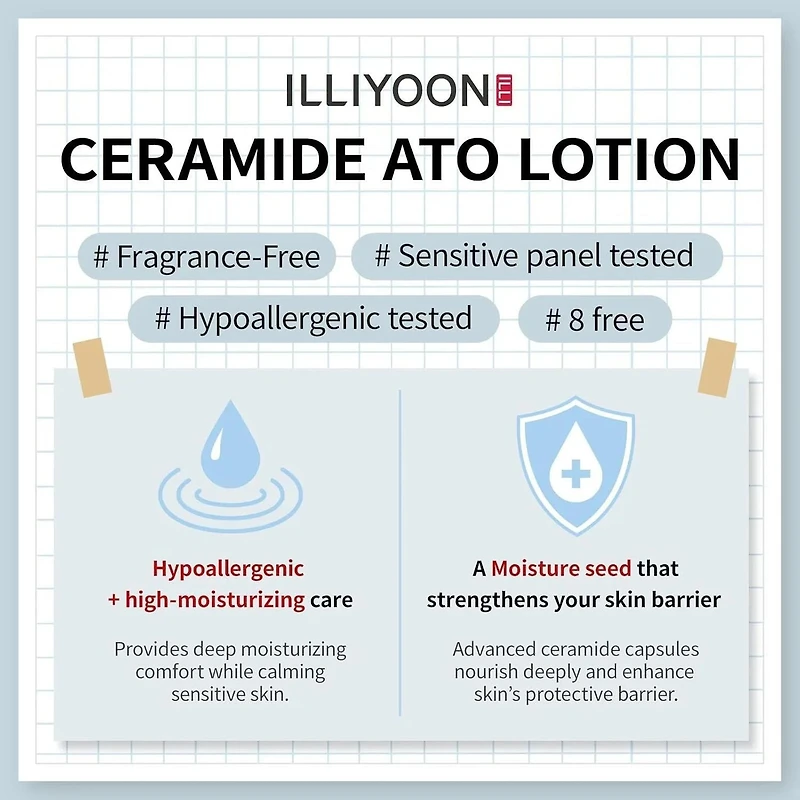 ILLIYOON Ceramide Ato Barrier Duo – Lotion & Concentrate Cream