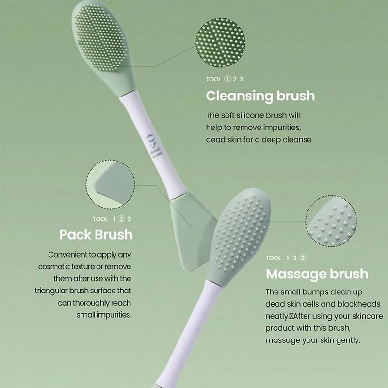 ilso Dual Clean Brush 1pc
