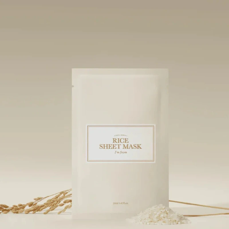 IM FROM Rice Sheet Mask 1pc/5pcs