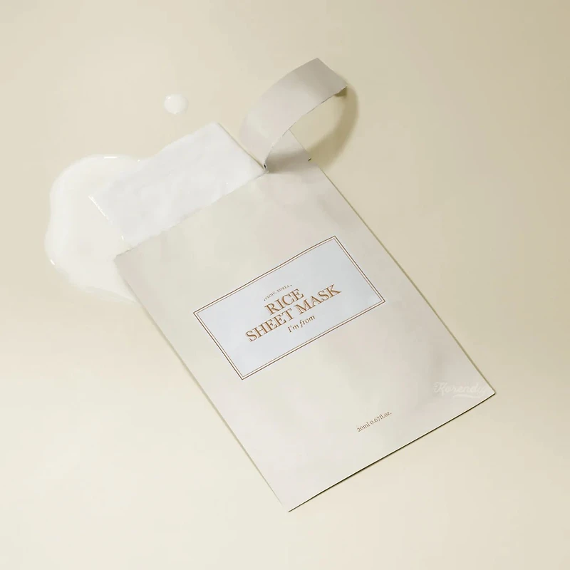 IM FROM Rice Sheet Mask 1pc/5pcs