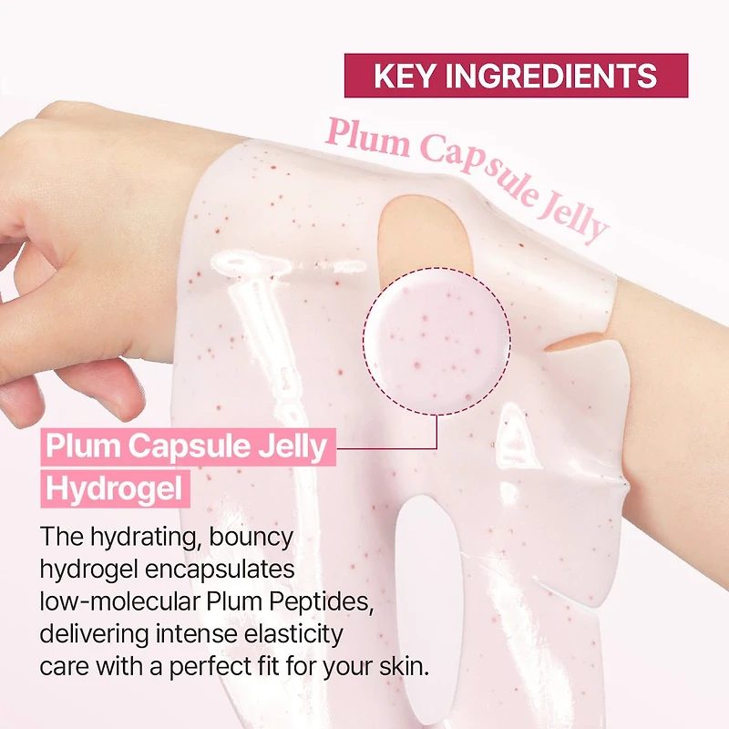Isntree Plum Peptide Plumping Gel Mask 30g x 4 Sheets