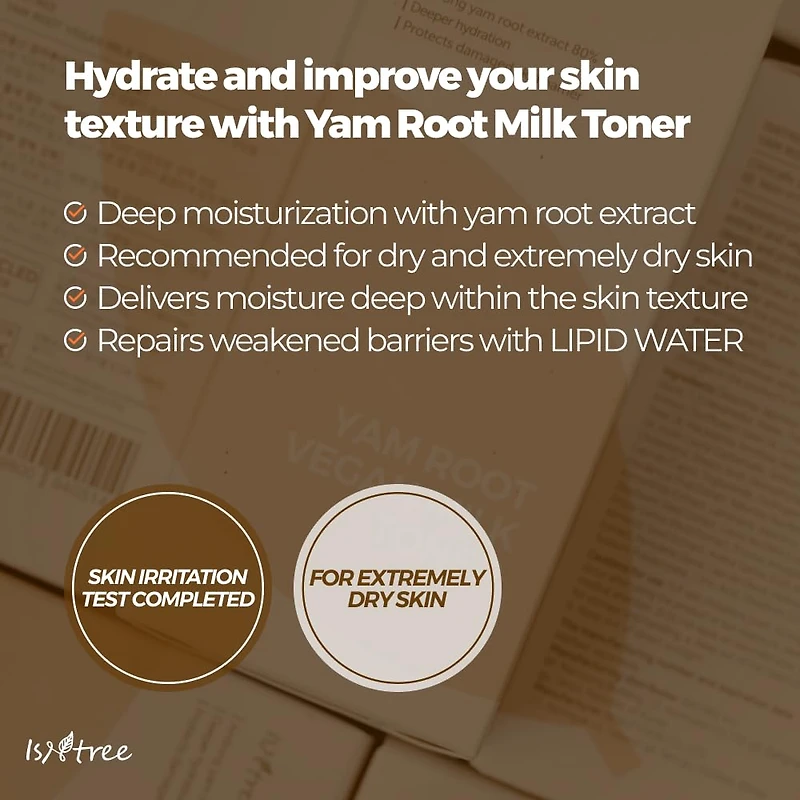 Isntree Yam Root Vegan Milk Toner 200ml