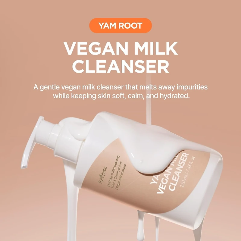 Isntree Yam Root Vegan pH-Balancing Cleanser 120ml