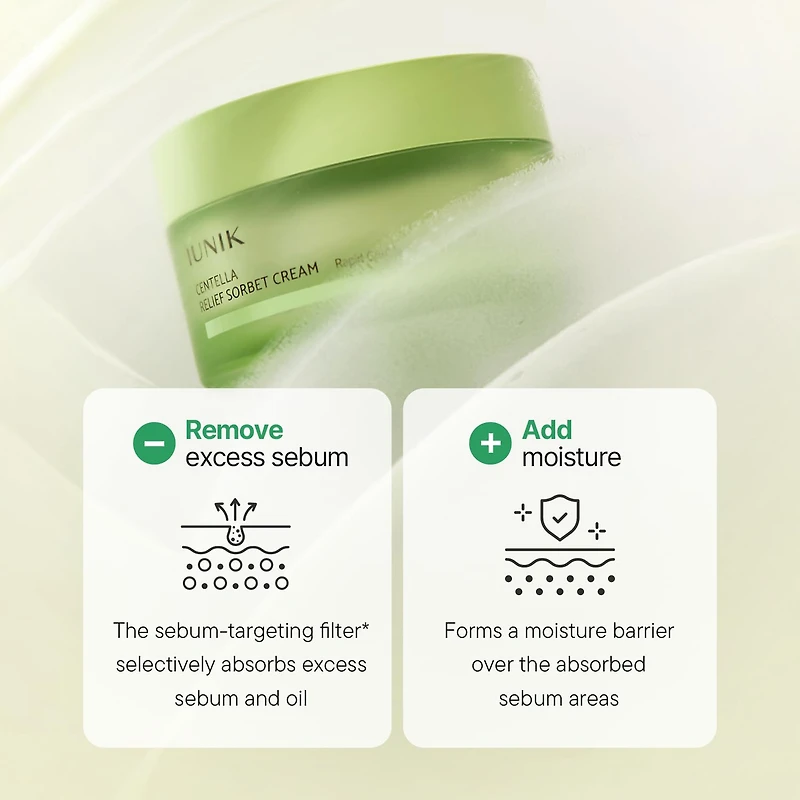 iUNIK Centella Relief Sorbet Cream 50ml