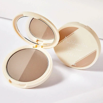Judydoll 2 Color Contouring Powder for Facial Sculpting #01 Beige