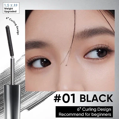 Judydoll Fine Curling Metal Mascara - Large Volume (2 Colors)