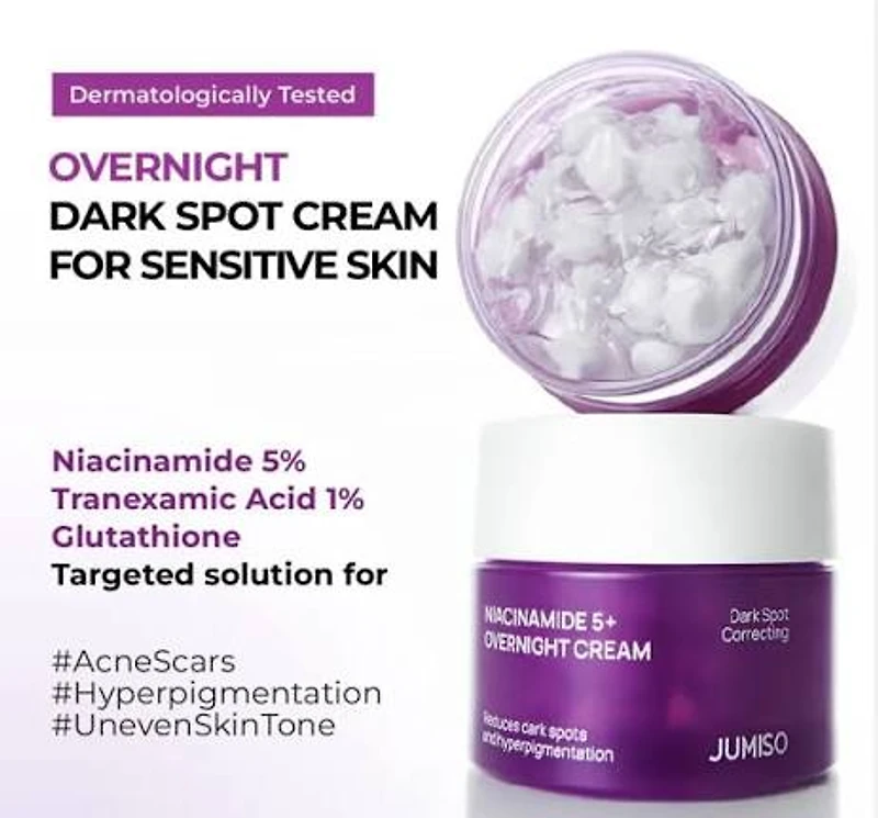Jumiso Niacinamide 5+ Overnight Cream 50ml