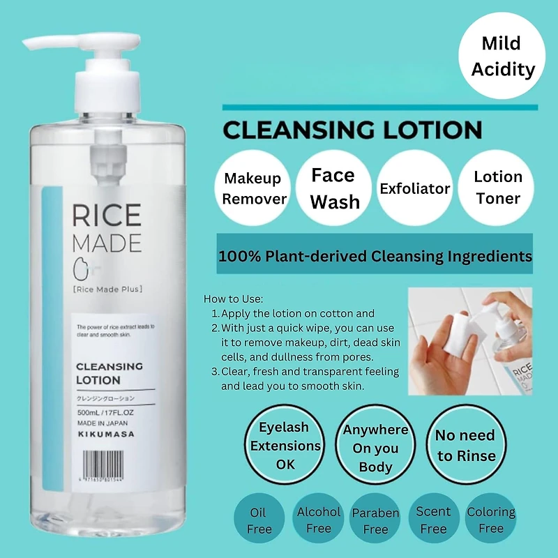 Kikumasamune Rice Made Cleansing Lotion 500ml