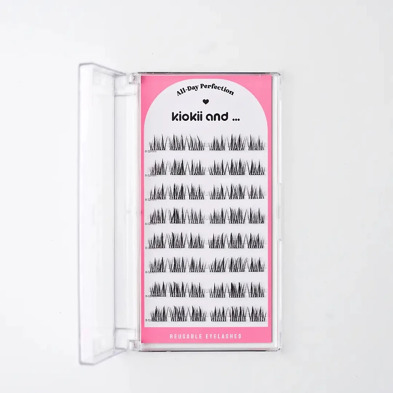 Kiokii Book Cluster Glue-Free Lashes - Silk Mirage 8mm- 12mm