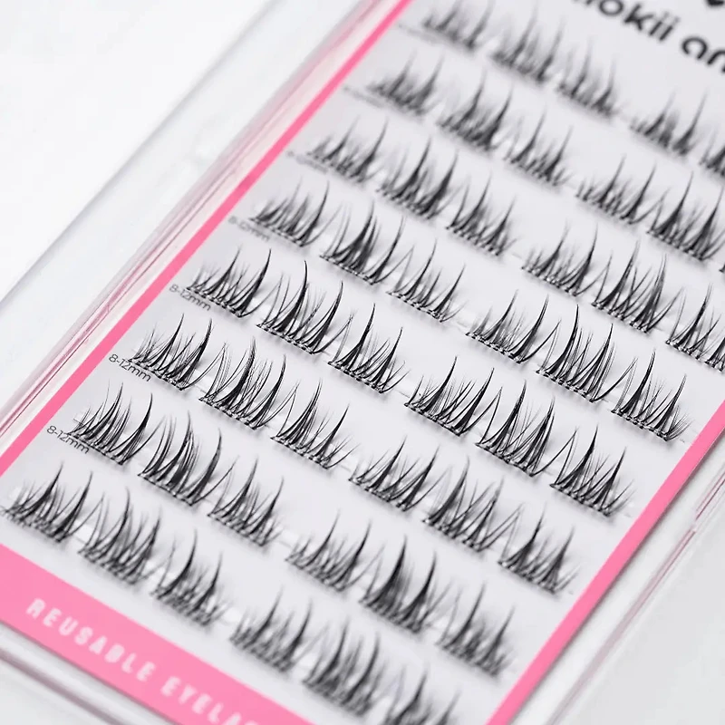 Kiokii Book Cluster Glue-Free Lashes - Silk Mirage 8mm- 12mm
