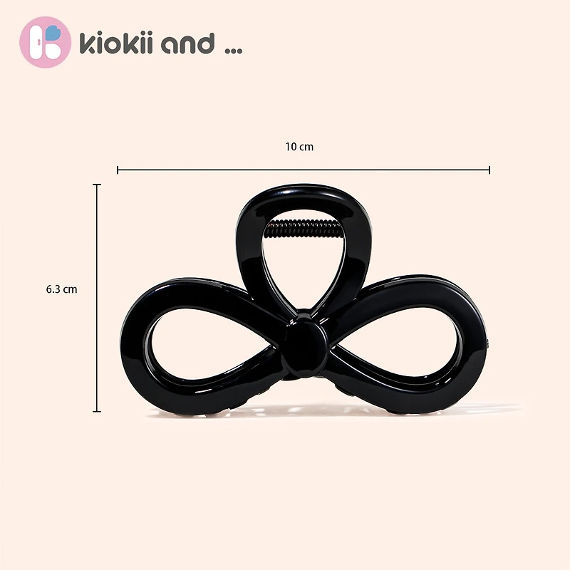 Arch14 Twist Bow Acrylic Claw Clip 1pc
