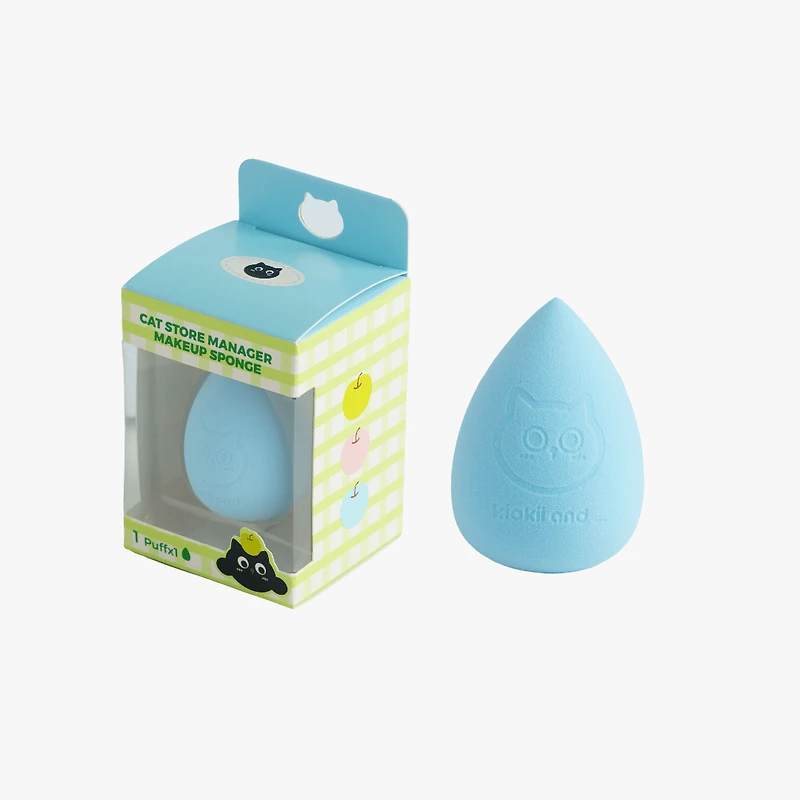 Kiokii Cat Store Manager Makeup Sponge 1pc