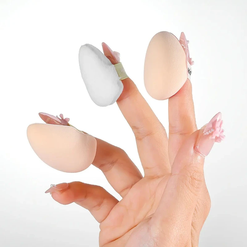 Kiokii Cherry Cat Makeup Puffs Set 3pcs