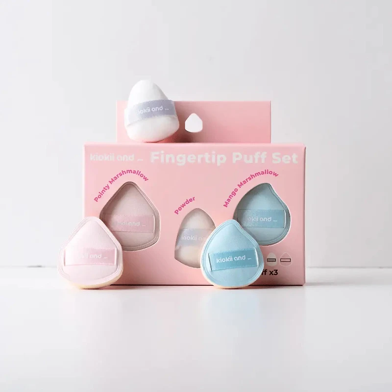 Kiokii Fingertip Puff Set (set of 3)