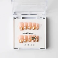 Kiokii Handmade Press-On Nails  - Butterfly Glimmer
