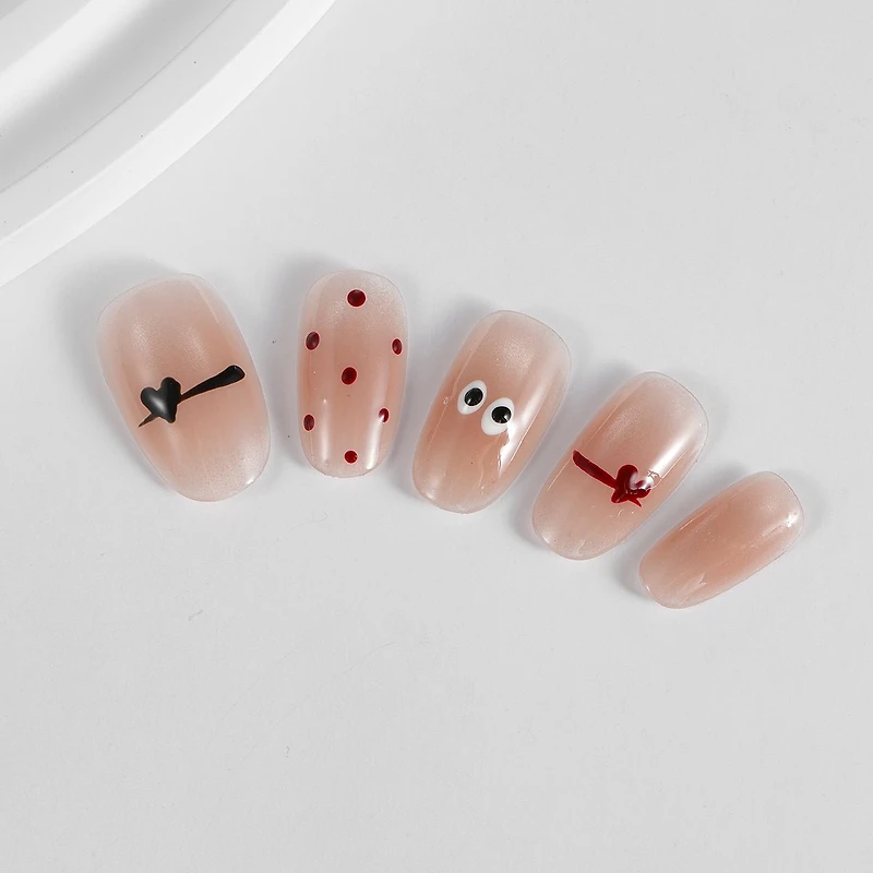 Kiokii Handmade Press-On Nails-Cute And Cheeky