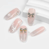 Kiokii Handmade Press-On Nails-Elegant Bloom Nail Set