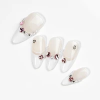 Kiokii Handmade Press-On Nails-Elegant Glitter Nails