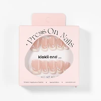 Kiokii Handmade Press-On Nails-Elegant Pearl Chic Nail Wraps