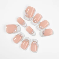 Kiokii Handmade Press-On Nails-Elegant Pearl Chic Nail Wraps