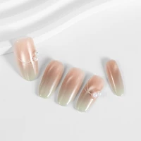 Kiokii Handmade Press-On Nails-Flesh Pink Gradient