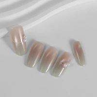 Kiokii Handmade Press-On Nails-Flesh Pink Gradient