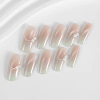 Kiokii Handmade Press-On Nails-Flesh Pink Gradient