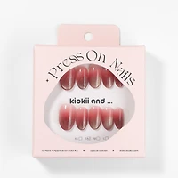 Kiokii Handmade Press-On Nails-GlamGlow Gradient Nails Set