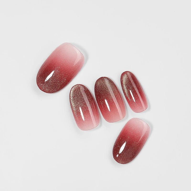 Kiokii Handmade Press-On Nails-GlamGlow Gradient Nails Set