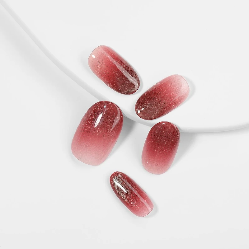 Kiokii Handmade Press-On Nails-GlamGlow Gradient Nails Set