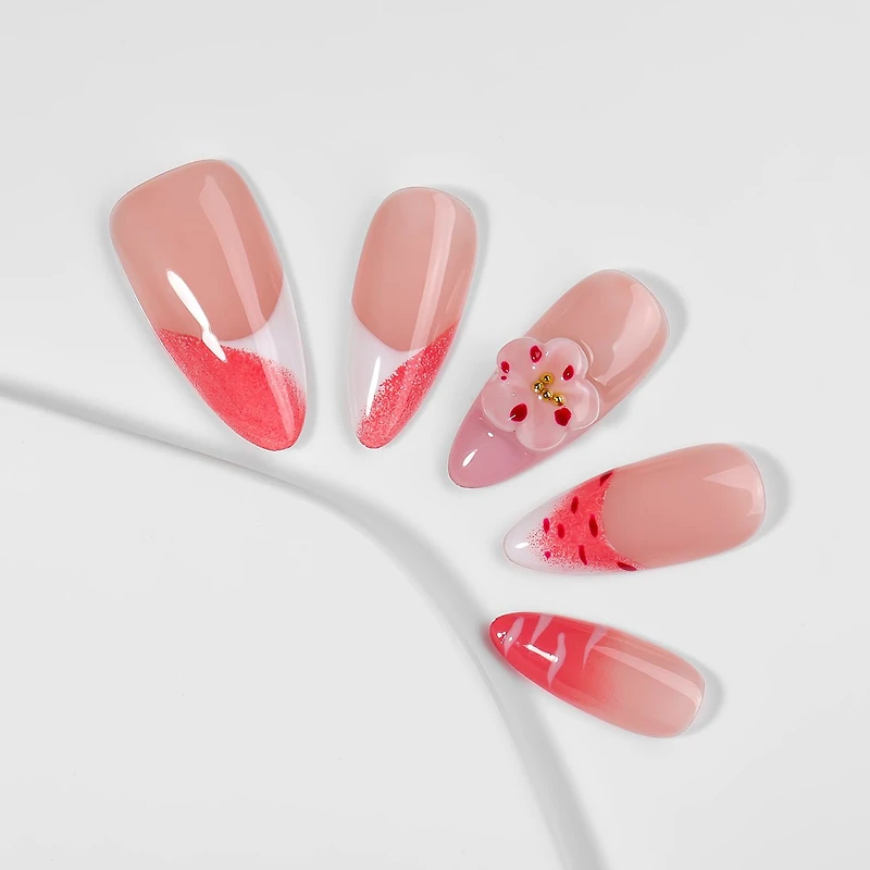 Kiokii Handmade Press-On Nails-Glamorous Nails Harmony