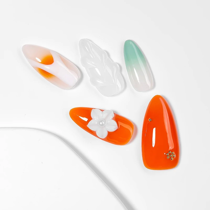 Kiokii Handmade Press-On Nails-Glamorous Nails Harmony