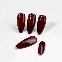 Kiokii Handmade Press-On Nails-Glamorous Ruby