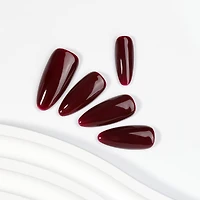 Kiokii Handmade Press-On Nails-Glamorous Ruby