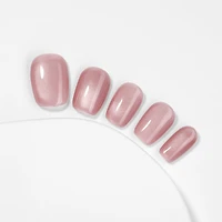 Kiokii Handmade Press-On Nails-Glamorous Soft Pink Nail Set