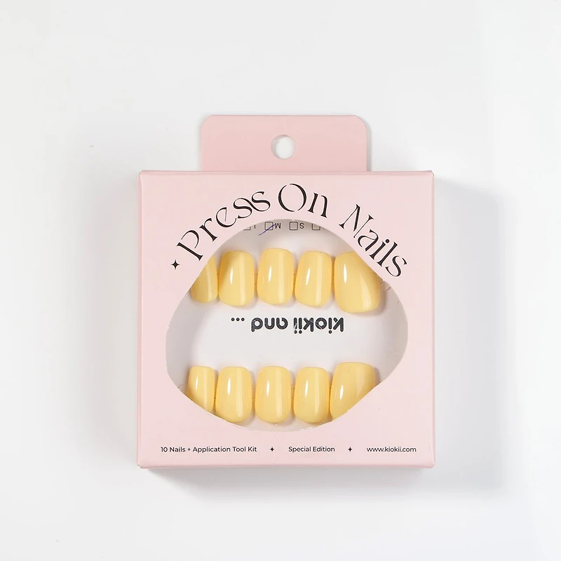 Kiokii Handmade Press-On Nails-Glowing Elegance Nail Set