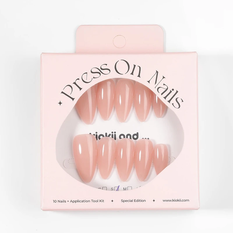Kiokii Handmade Press-On Nails-GlowNail SoftLux