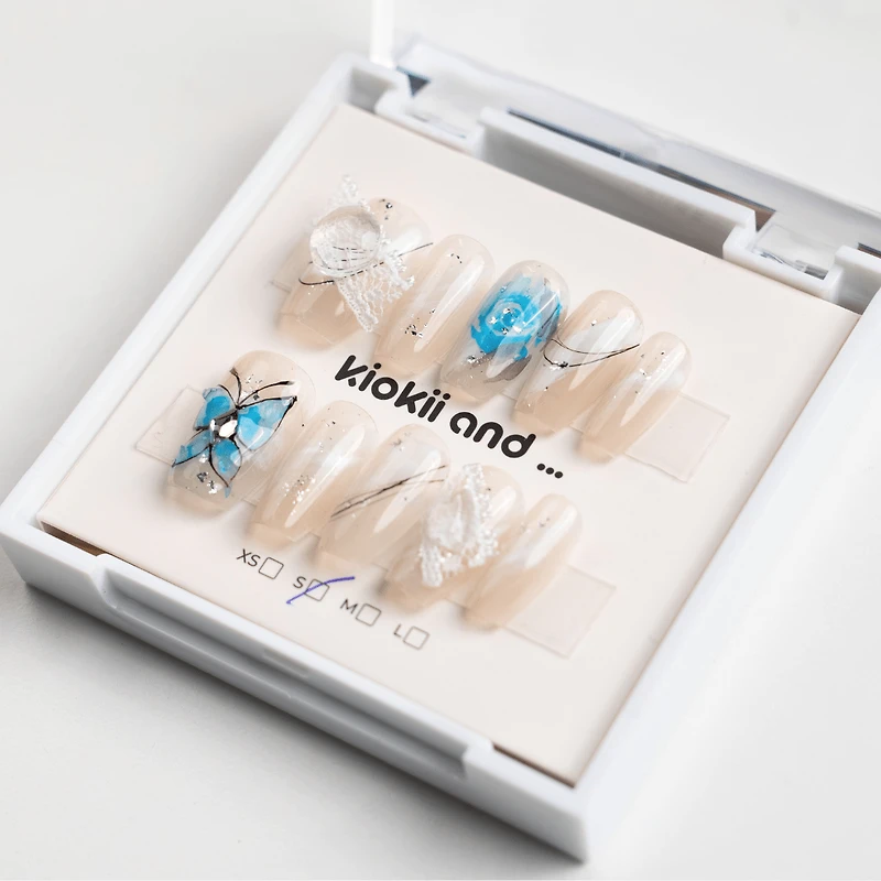 Kiokii Handmade Press-On Nails - Moonlight