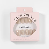 Kiokii Handmade Press-On Nails-NudeElegance Wearable