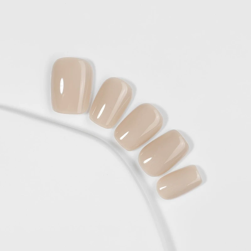 Kiokii Handmade Press-On Nails-NudeElegance Wearable