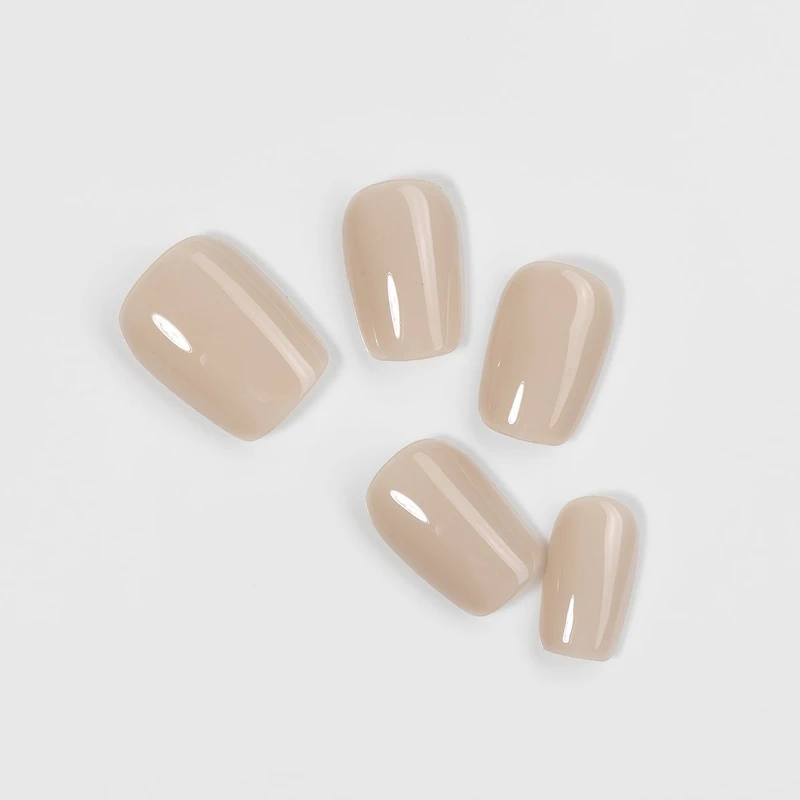 Kiokii Handmade Press-On Nails-NudeElegance Wearable