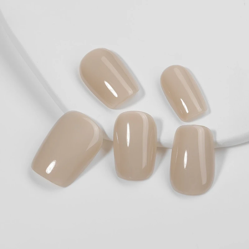 Kiokii Handmade Press-On Nails-NudeElegance Wearable