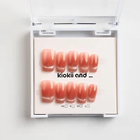 Kiokii Handmade Press-On Nails  - Peach Glaze