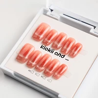 Kiokii Handmade Press-On Nails  - Peach Glaze