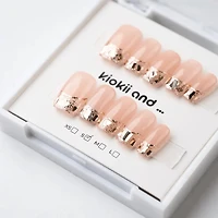 Kiokii Handmade Press-On Nails  - Rose Dusk