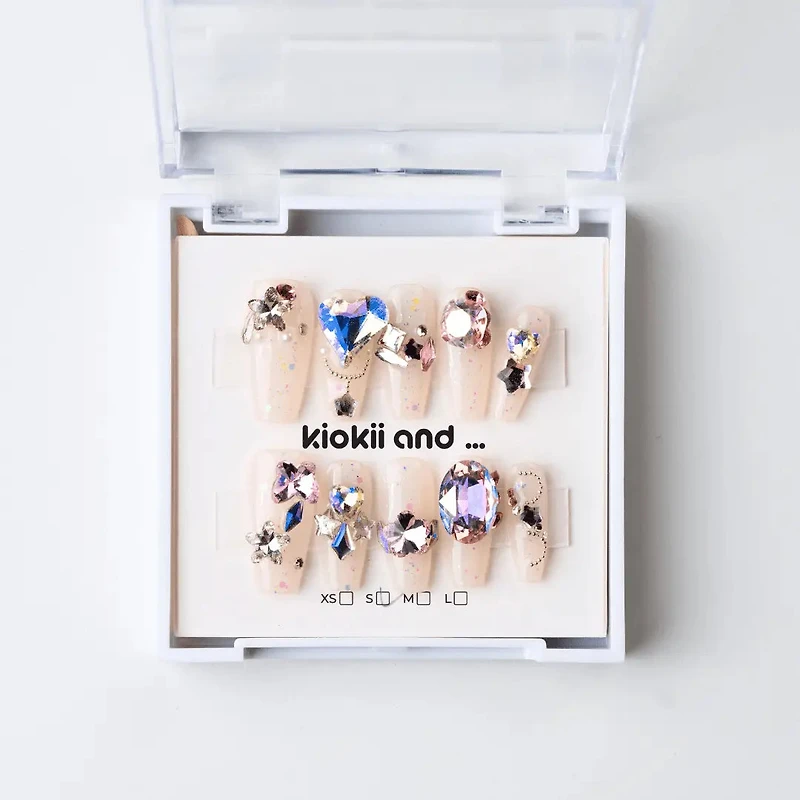 Kiokii Handmade Press-On Nails  - Starlight Symphony